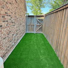 Poolside-Side-Yard-Artificial-Turf-Installation-in-The-Colony-TX 4